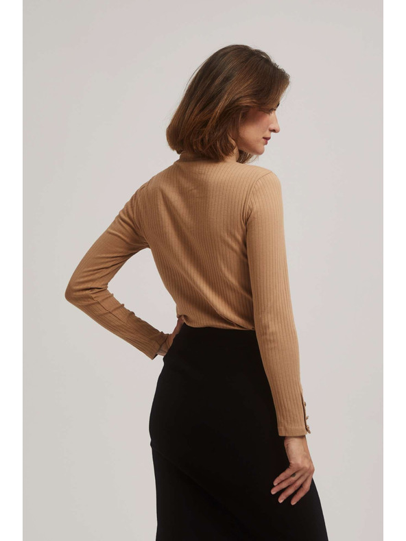 Moodo Bordázott garbós blúz Moodo