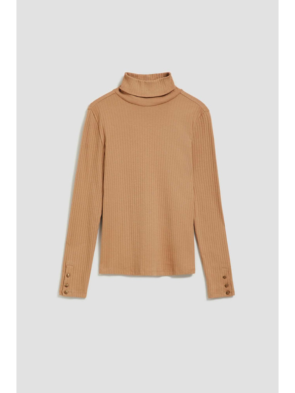 Moodo Bordázott garbós blúz Moodo