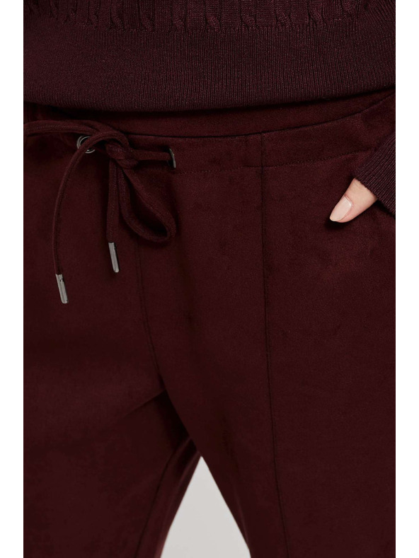 Moodo Moodo gesztenyebarna zsinóros nadrág