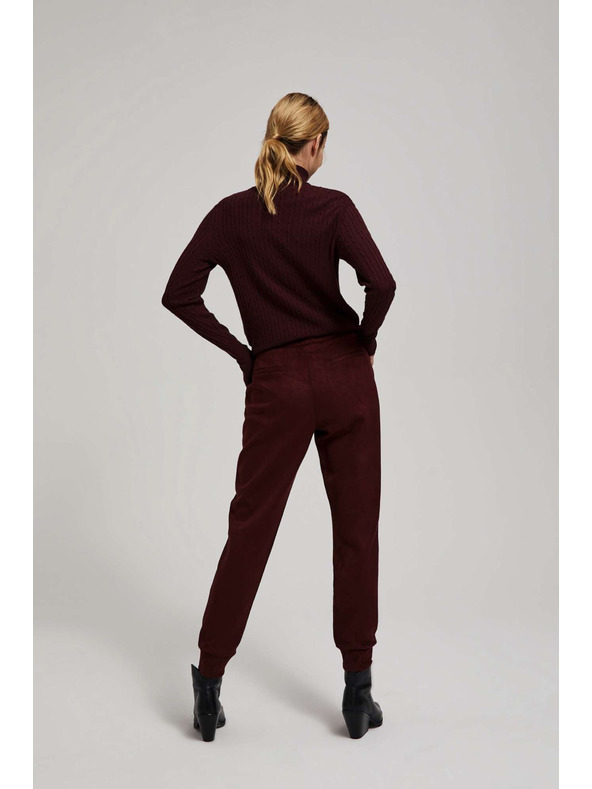 Moodo Moodo gesztenyebarna zsinóros nadrág