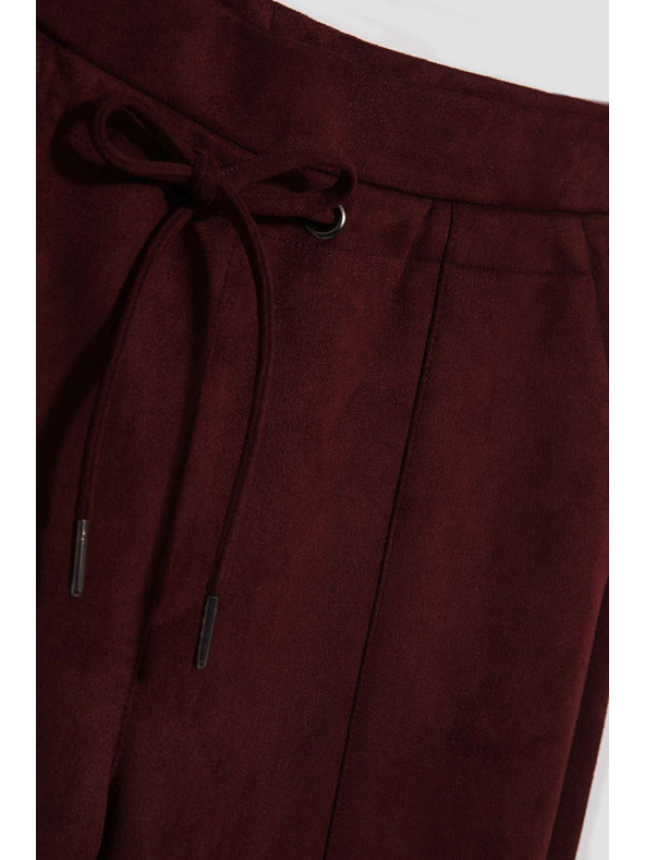 Moodo Moodo gesztenyebarna zsinóros nadrág