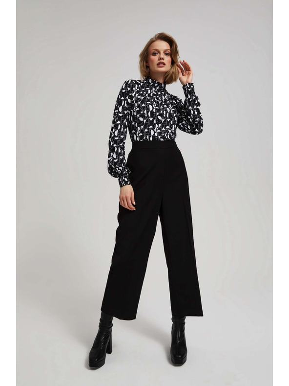 Moodo Moodo sima bő szárú nadrág