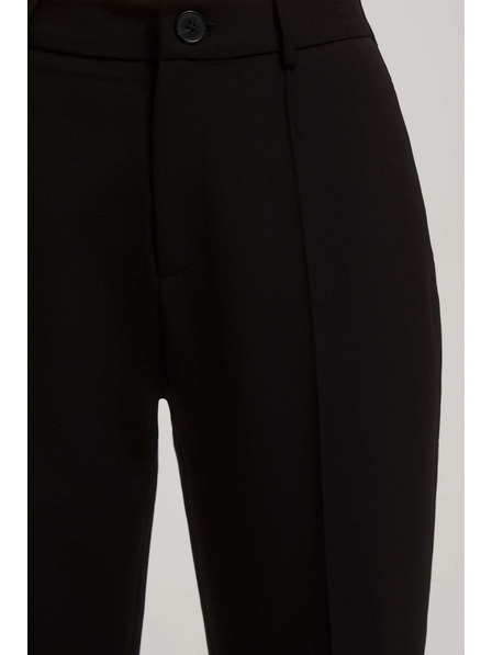 Moodo Moodo fekete strukturált nadrág