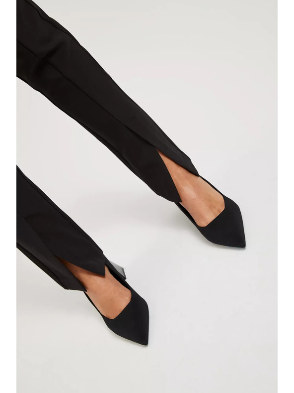 Moodo Moodo strukturált nadrág oldalsó hasítékkal