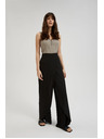 Moodo Moodo fekete bő szárú nadrág