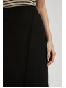 Moodo Moodo fekete bő szárú nadrág