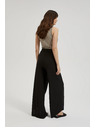 Moodo Moodo fekete bő szárú nadrág