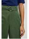 Moodo Moodo khaki cargo nadrág szűkített szárral