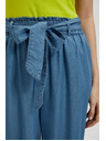 Moodo Kék lyocell széles szárú nadrág Moodo
