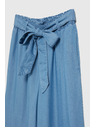 Moodo Kék lyocell széles szárú nadrág Moodo