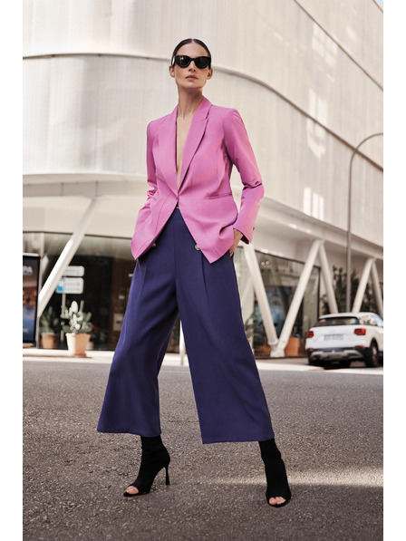 Moodo Lila nadrág díszgombokkal Moodo