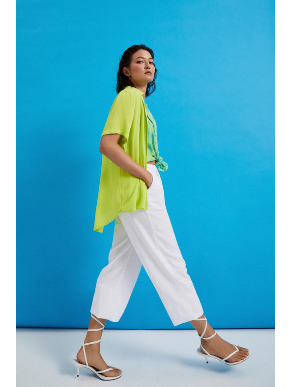 Moodo Sima fehér viszkóz nadrág Moodo