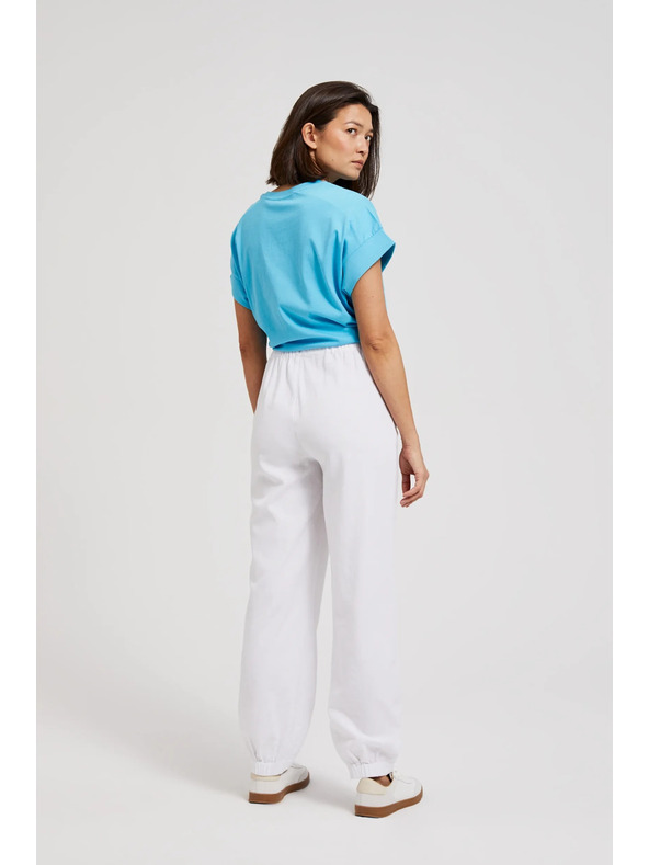 Moodo Sima fehér viszkóz nadrág Moodo