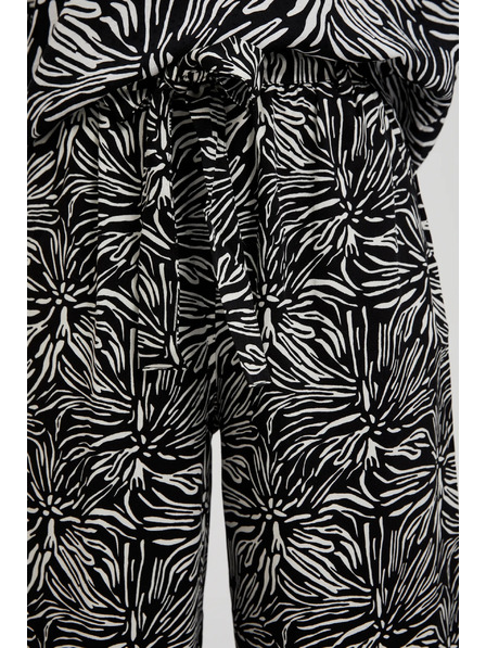 Moodo Fekete mintás nadrágszoknya Moodo