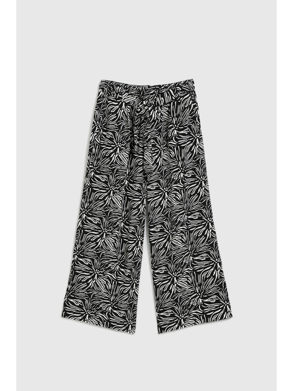 Moodo Fekete mintás nadrágszoknya Moodo