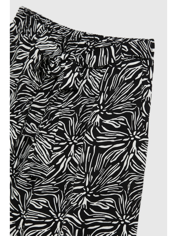 Moodo Fekete mintás nadrágszoknya Moodo