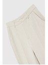 Moodo Elegáns bézs karcsúsított nadrág zsebbel Moodo