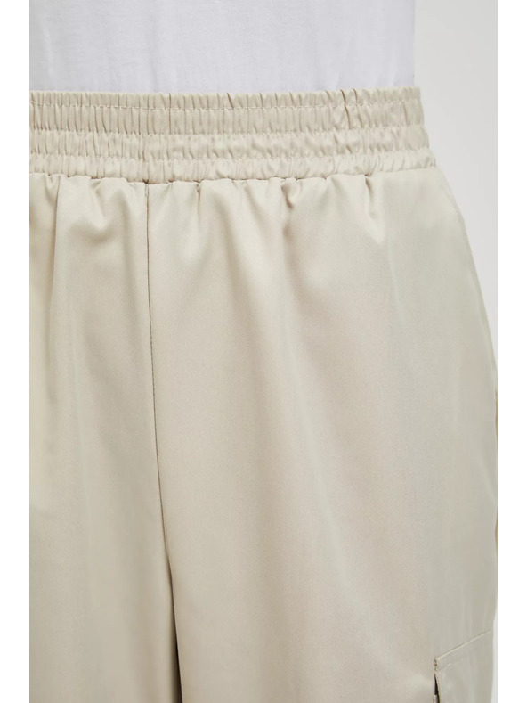 Moodo Bézs cargo nadrág egyenes szárral Moodo