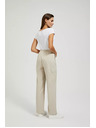 Moodo Bézs cargo nadrág egyenes szárral Moodo