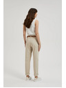 Moodo Bézs nadrág díszövvel Moodo