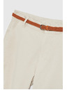 Moodo Bézs nadrág díszövvel Moodo