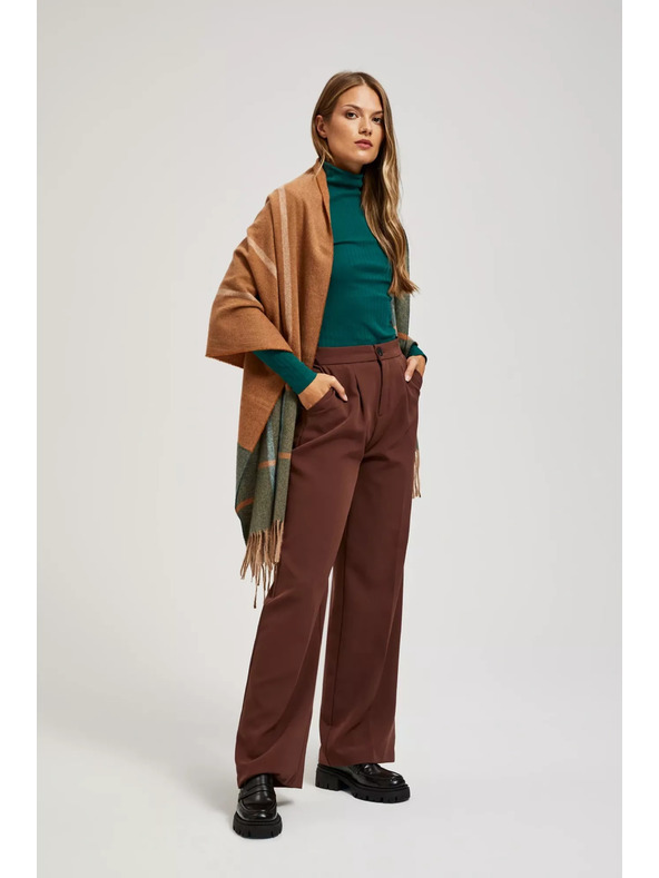 Moodo Smaragdzöld sál rojtokkal Moodo