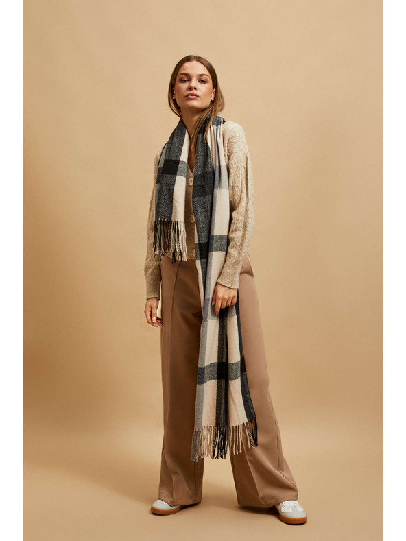 Moodo Kék kockás sál Moodo