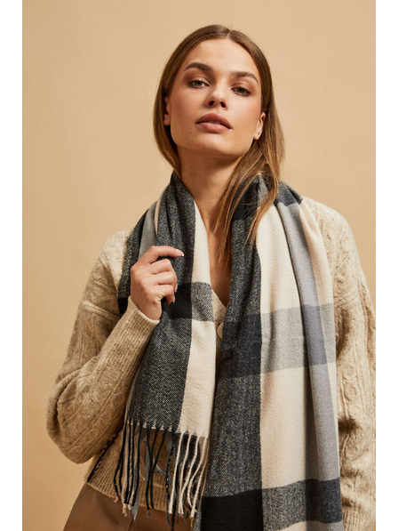 Moodo Kék kockás sál Moodo