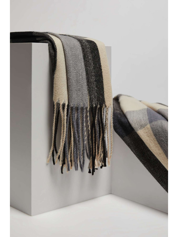 Moodo Kék kockás sál Moodo