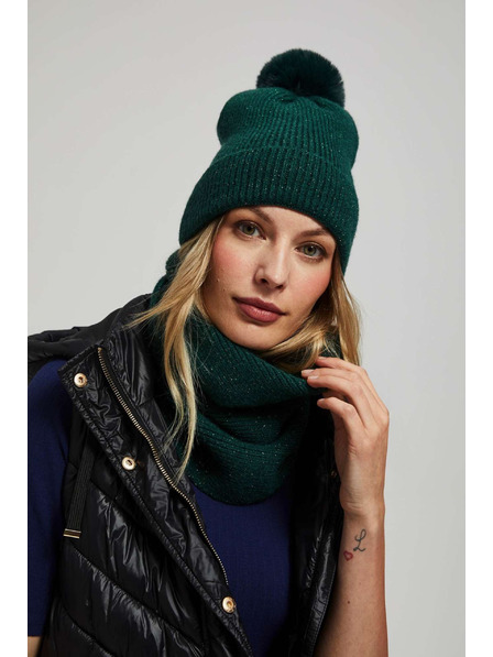 Moodo Smaragdzöld nyaksál metál szállal Moodo