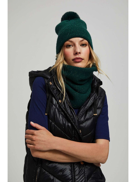 Moodo Smaragdzöld nyaksál metál szállal Moodo