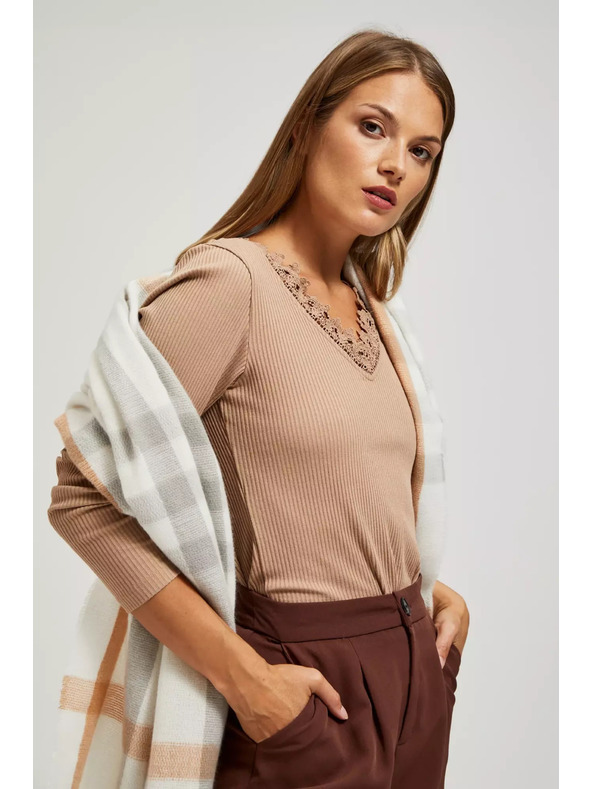 Moodo Kockás sál gyöngyház Moodo