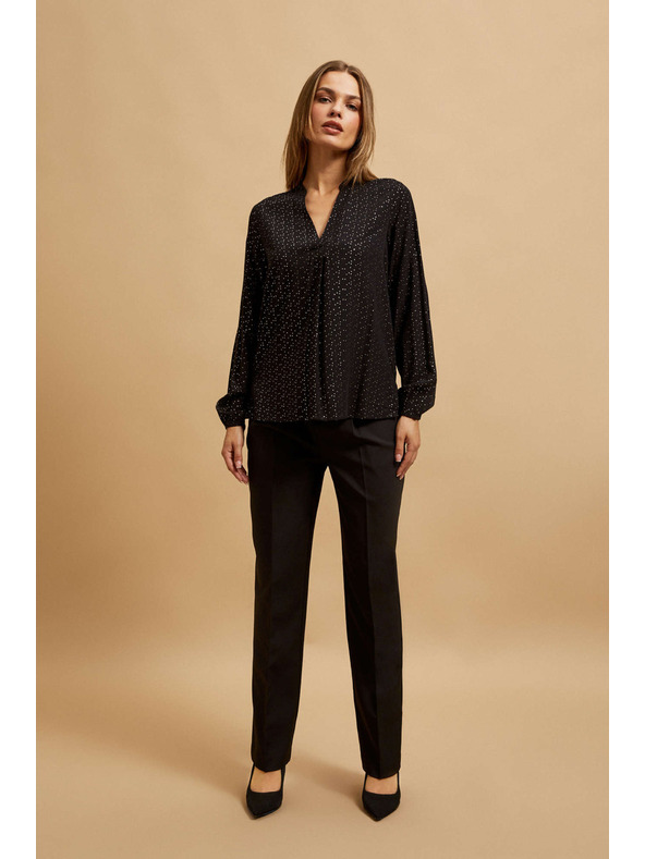 Moodo Fekete V-nyakú ing Moodo