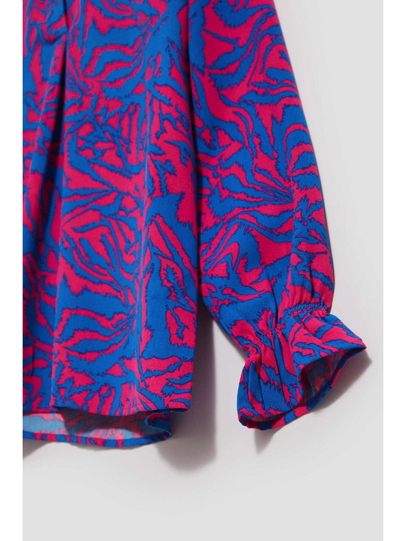 Moodo V-nyakú ing fukszia Moodo