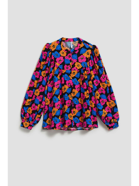 Moodo Fekete virágmintás ing Moodo