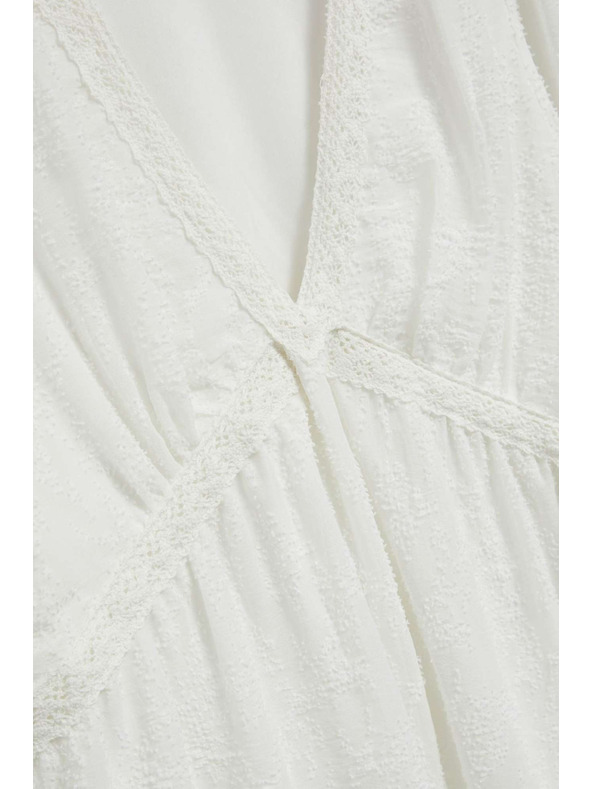 Moodo Fehér ing felfújt ujjakkal Moodo