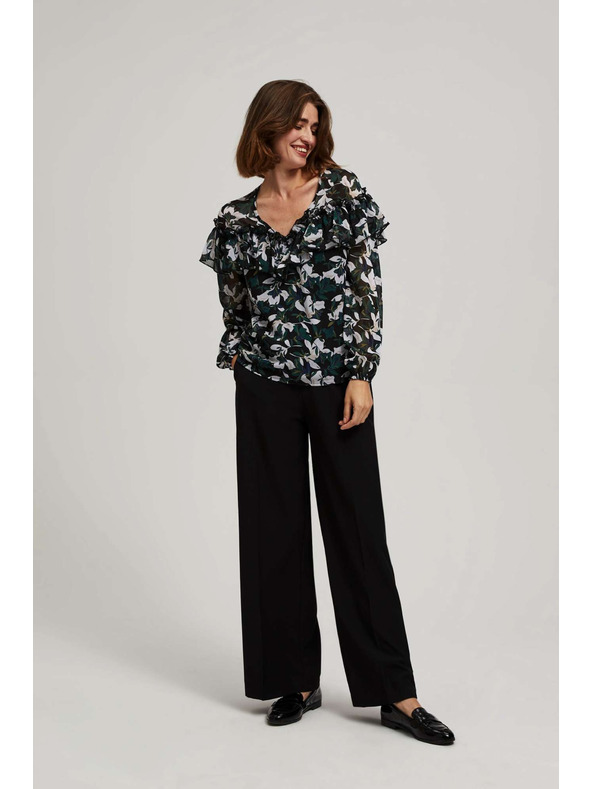 Moodo Fodros, virágmintás ing Moodo