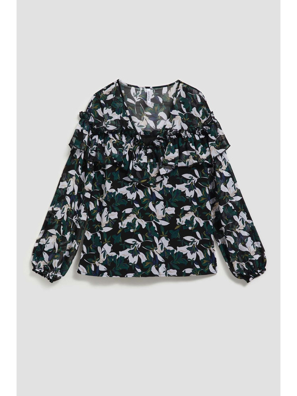 Moodo Fodros, virágmintás ing Moodo