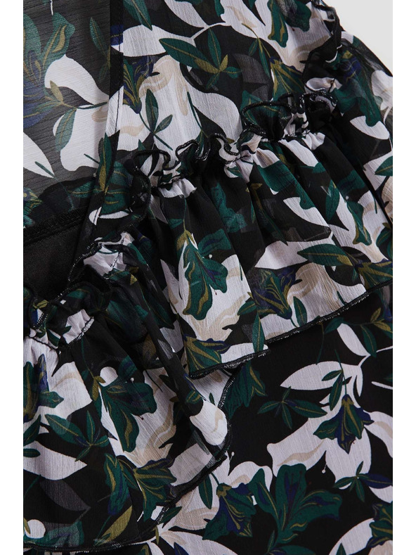 Moodo Fodros, virágmintás ing Moodo