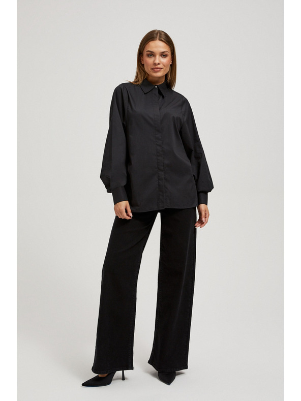 Moodo Szabott ing felfújt ujjakkal Moodo