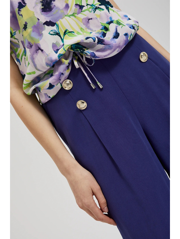 Moodo Lila virágmintás ing Moodo