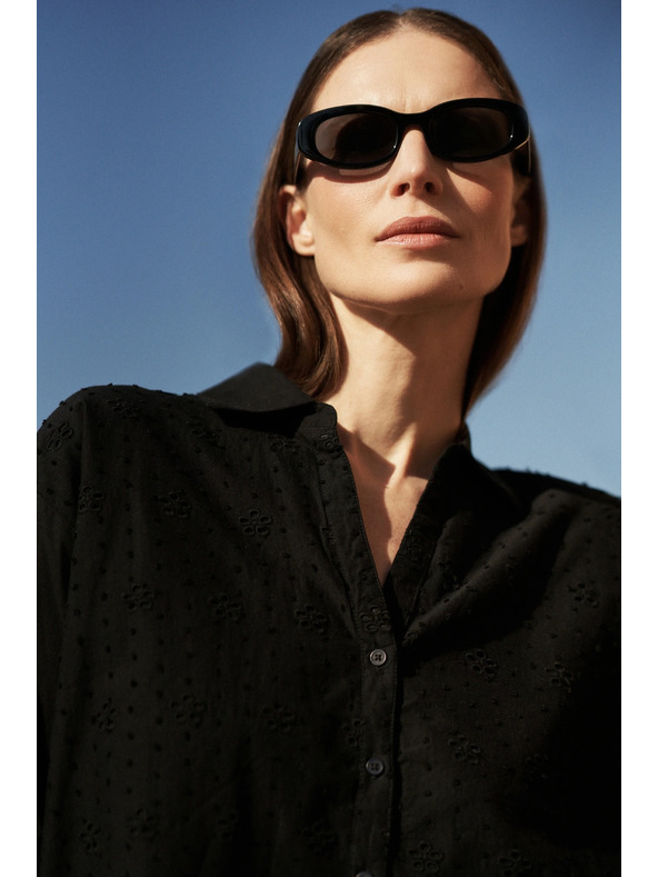 Moodo Fekete oversize gombos ing Moodo