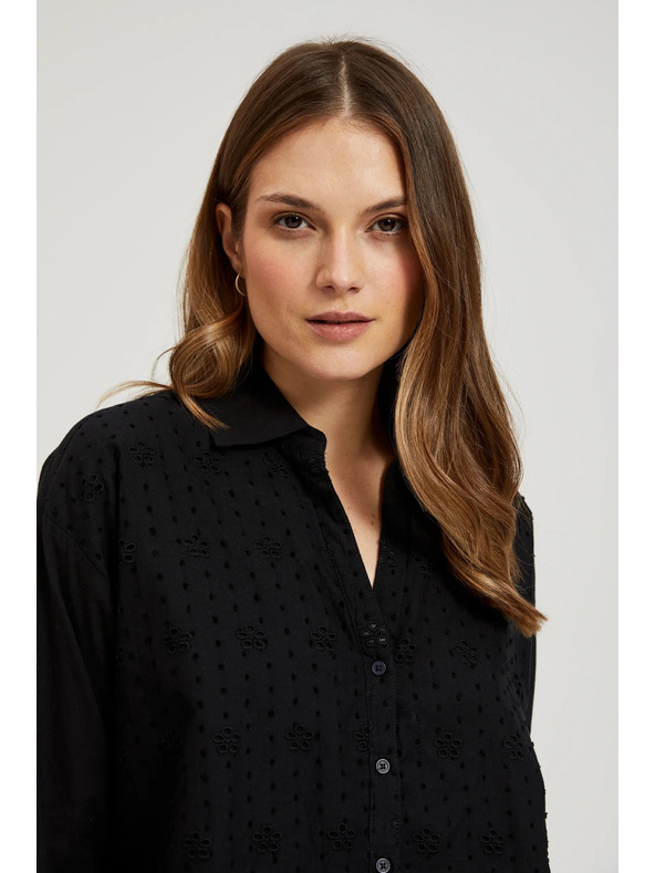 Moodo Fekete oversize gombos ing Moodo