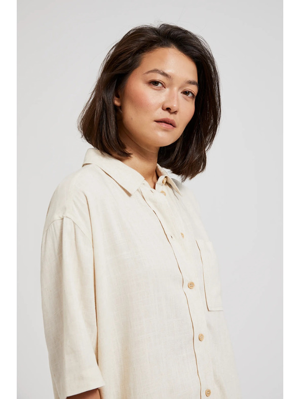 Moodo Bézs len ing zsebbel Moodo