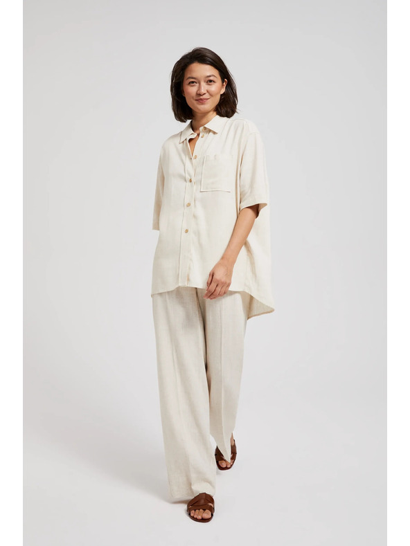 Moodo Bézs len ing zsebbel Moodo