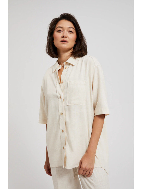 Moodo Bézs len ing zsebbel Moodo