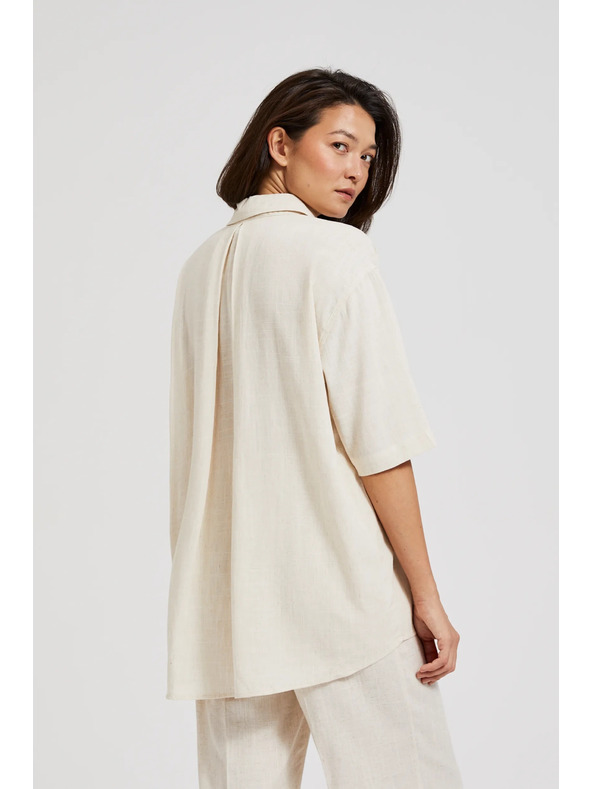 Moodo Bézs len ing zsebbel Moodo