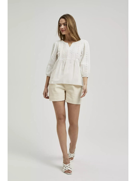 Moodo Fehér 3/4-es ujjú felső Moodo