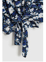 Moodo Kék virágos ing megkötővel Moodo