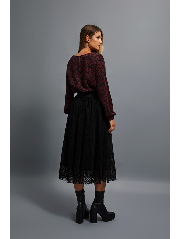 Moodo Bő midi szoknya Moodo